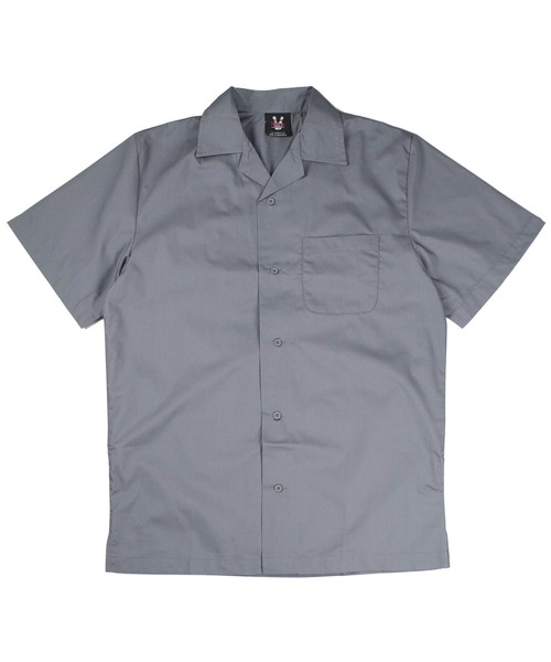 HILTON(ヒルトン)の「【T18】【HILTON/ヒルトン】SOLID CAMPER SHIRT(シャツ/ブラウス・メンズ・ブルー/ブラック/グレー/ターコイズブルー・SMALL/MEDIUM)」の6枚目の写真