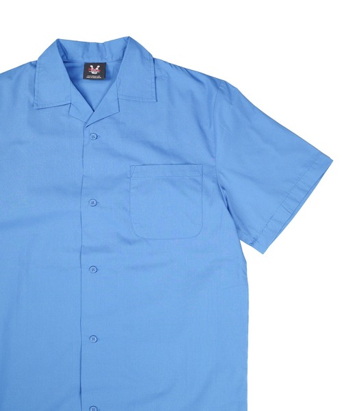 HILTON(ヒルトン)の「【T18】【HILTON/ヒルトン】SOLID CAMPER SHIRT(シャツ/ブラウス・メンズ・ブルー/ブラック/グレー/ターコイズブルー・SMALL/MEDIUM)」の18枚目の写真