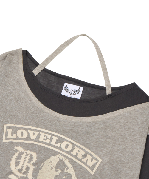 GILAARCHIVE(ギラアーカイブ)の「LAYERED GRAPHIC SHEER LONG SLEEVE_BLACK(Tシャツ/カットソー・レディース・その他・FREE)」の6枚目の写真