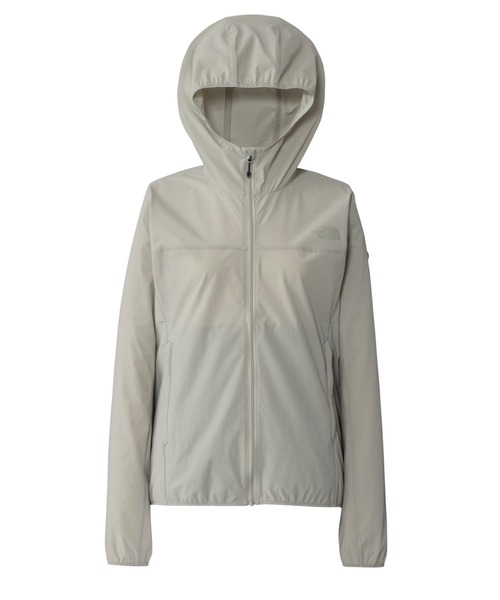 THE NORTH FACE(ザノースフェイス)の「ザ ノース フェイス THE NORTH FACE Mountain Softshell Hoodie マウンテンソフトシェルフーディー(マウンテンパーカー・レディース・ブラック/サンドグレー・M/XL/L)」の1枚目の写真