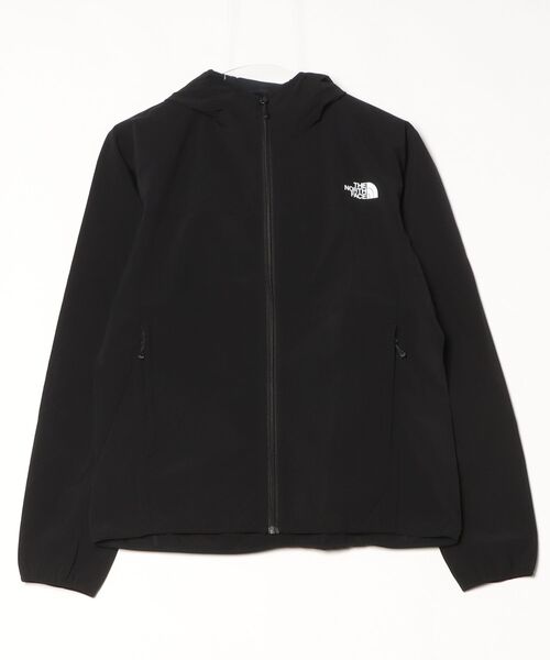 THE NORTH FACE(ザノースフェイス)の「ザ ノース フェイス THE NORTH FACE Mountain Softshell Hoodie マウンテンソフトシェルフーディー(マウンテンパーカー・レディース・ブラック/サンドグレー・M/XL/L)」の4枚目の写真