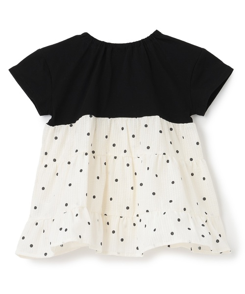 petit main(プティマイン)の「【リンク】ドッキングティアードTシャツ(Tシャツ/カットソー・キッズ・ネイビー/ラベンダー/レッド/ブラック/アイボリー・130cm/80cm/110cm/100cm/90cm/120cm)」の13枚目の写真