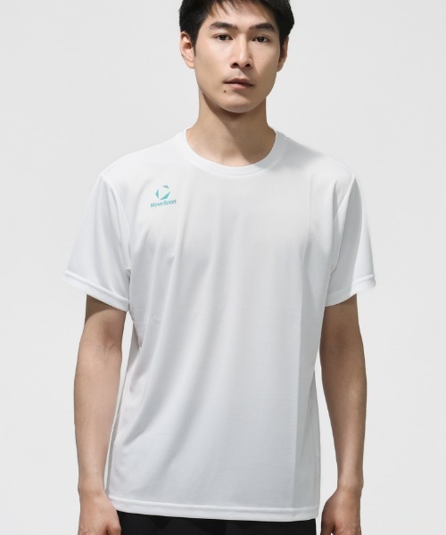 MoveSport（ムーブスポーツ）の「【別注】ムーブスポーツ  半袖Tシャツ 限定コラボ（Tシャツ/カットソー・メンズ・ブラック/ネイビー/ホワイト・M/L/LL/3L）」の10枚目の写真