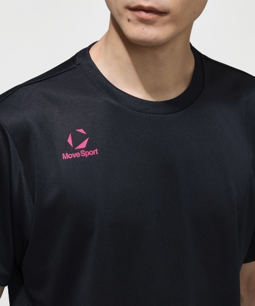 MoveSport（ムーブスポーツ）の「【別注】ムーブスポーツ  半袖Tシャツ 限定コラボ（Tシャツ/カットソー・メンズ・ブラック/ネイビー/ホワイト・M/L/LL/3L）」の7枚目の写真