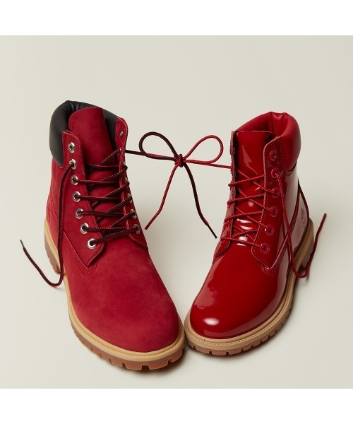 Timberland ティンバーランド 6インチブーツ レッド 赤 26cm Timberland 6in Premium Boots W WP（ティンバーランド 6インチ