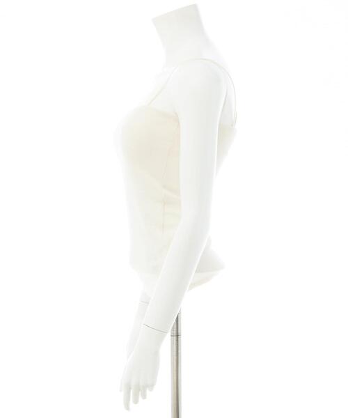 SOELA(ソエラ)の「【INGNI SOELA】アシメストラップカップ付キャミソール/WEB限定(キャミソール・レディース・ブラック/アイボリー・FREE)」の10枚目の写真