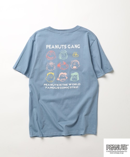 PEANUTS(ピーナッツ)の「PEANUTSプリント/刺繍Tシャツ 半袖(Tシャツ/カットソー・レディース・オフホワイト/ピンクベージュ/ホワイト系/ブルーグレー/ネイビー/チャコール・LL/M/L)」の19枚目の写真