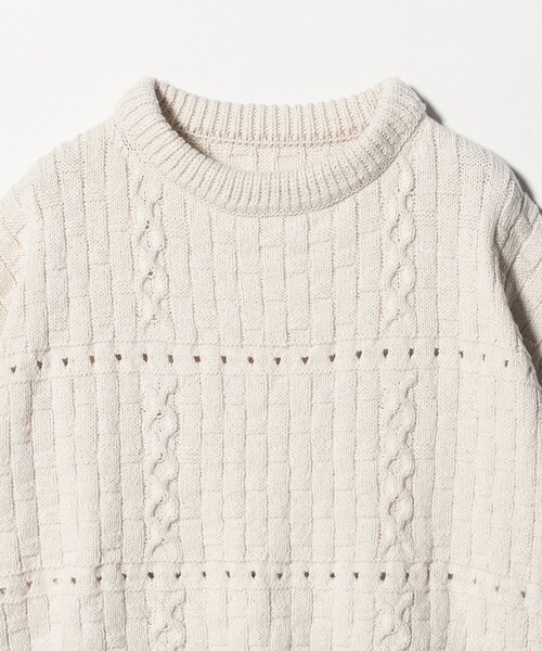 ONICA × Steven Alan＞COTTON JUMPER HALF SLEEVE KINT/ニット（ニット