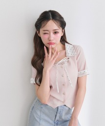 OLIVE des OLIVE | シャツレイヤードトップス(シャツ/ブラウス)