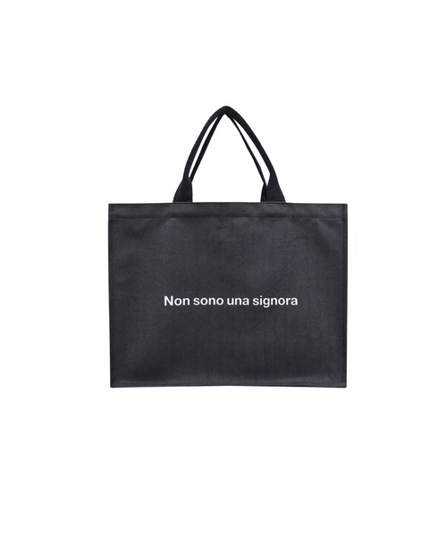 Moi Toi Soi(モワトワソワ)の「Noir Signora Medium Tote Series(トートバッグ・レディース・ブラック・ONE SIZE)」の1枚目の写真