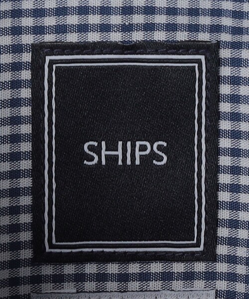 SHIPS(シップス)の「SHIPS:〈FUNCTION〉イージーアイロン ギンガムチェック イタリアン ボタンダウン シャツ(シャツ/ブラウス・メンズ・ネイビー・38/39/40/41)」の7枚目の写真