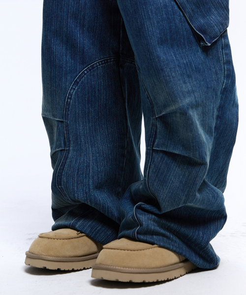 RSSC(アールエスエスシー)の「STRIPE MIXED CARGO DENIM PANTS - DENIM(デニムパンツ・レディース・その他・2/1)」の7枚目の写真