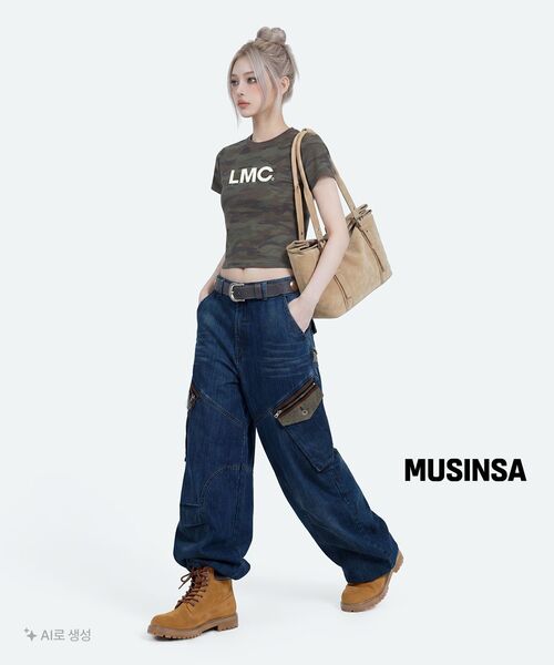 RSSC(アールエスエスシー)の「STRIPE MIXED CARGO DENIM PANTS - DENIM(デニムパンツ・レディース・その他・2/1)」の10枚目の写真