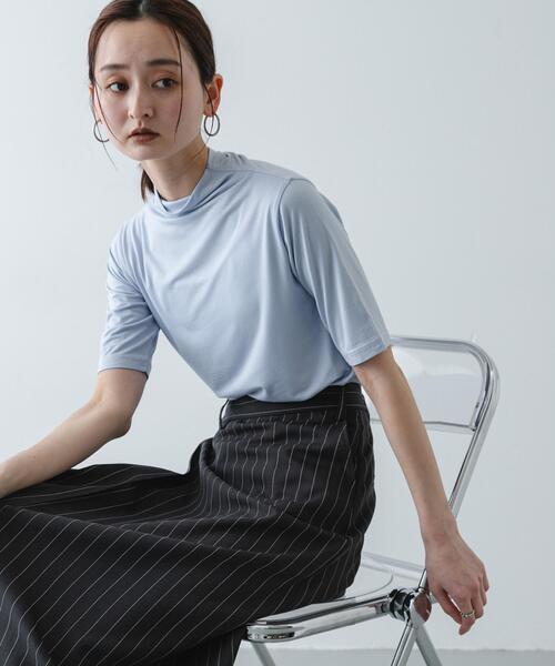 ソフトハイネックTシャツ(半袖)（Tシャツ/カットソー）｜SENSE OF