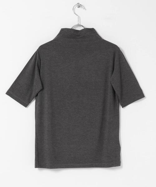 SENSE OF PLACE by URBAN RESEARCH(センスオブプレイスバイアーバンリサーチ)の「ソフトハイネックTシャツ(半袖)(Tシャツ/カットソー・レディース・アイボリー/ブルー/ダークグレー・ONE)」の19枚目の写真