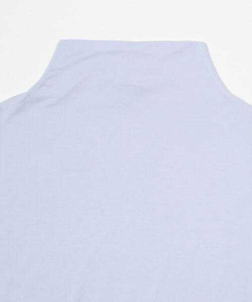 SENSE OF PLACE by URBAN RESEARCH(センスオブプレイスバイアーバンリサーチ)の「ソフトハイネックTシャツ(半袖)(Tシャツ/カットソー・レディース・アイボリー/ブルー/ダークグレー・ONE)」の11枚目の写真