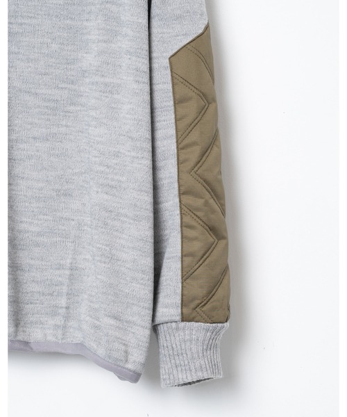 bedsidedrama（ベットサイドドラマ）の「BEDSIDEDRAMA/ベッドサイドドラマ/Quilt Patch Pulover（スウェット・レディース・グレー/ブラック・2/1）」の19枚目の写真