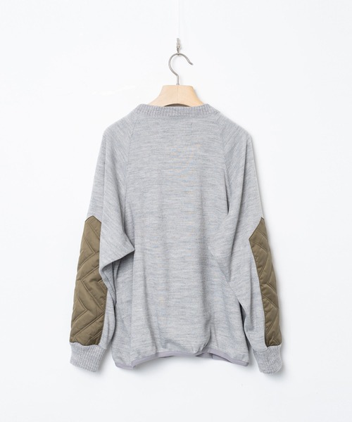 bedsidedrama（ベットサイドドラマ）の「BEDSIDEDRAMA/ベッドサイドドラマ/Quilt Patch Pulover（スウェット・レディース・グレー/ブラック・2/1）」の20枚目の写真