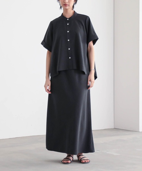 for/c(フォーシー)の「ナロースカート【サスティナブル】(スカート・レディース・カーキ/スミクロ/ベージュ/ネイビー・M/L)」の18枚目の写真