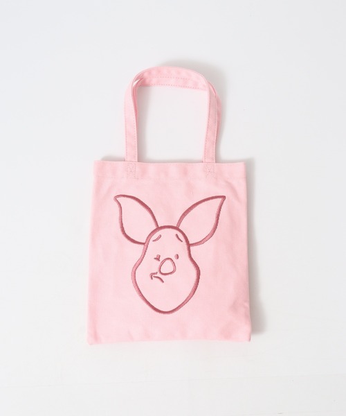 Disney(ディズニー)の「くまのプーさん ミニトートバッグ 刺繍 ファニーフェイス(トートバッグ・レディース・イエロー/ピンク/ブルー/オレンジ・FREE)」の7枚目の写真