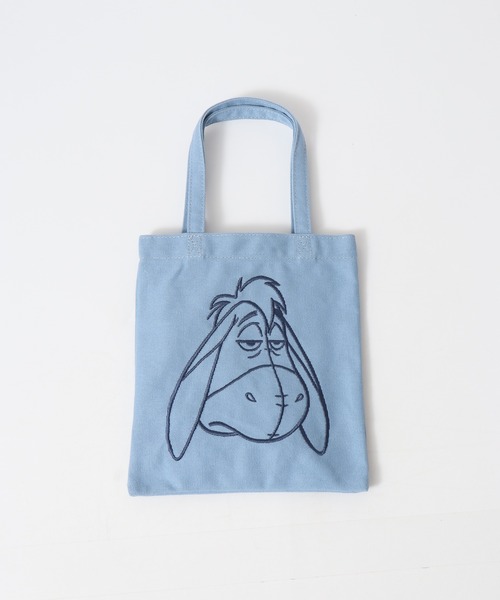 Disney(ディズニー)の「くまのプーさん ミニトートバッグ 刺繍 ファニーフェイス(トートバッグ・レディース・イエロー/ピンク/ブルー/オレンジ・FREE)」の6枚目の写真