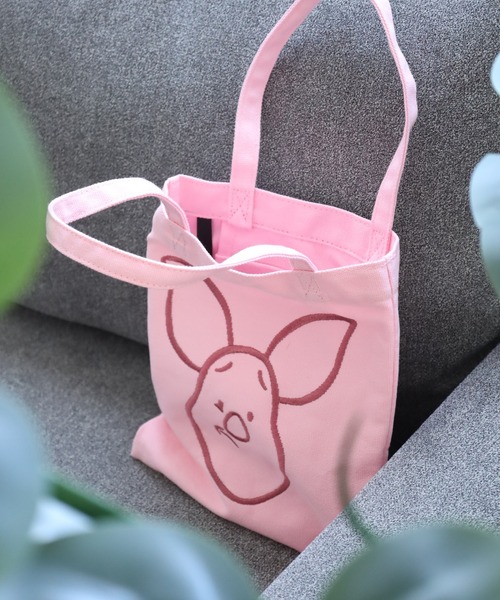 Disney(ディズニー)の「くまのプーさん ミニトートバッグ 刺繍 ファニーフェイス(トートバッグ・レディース・イエロー/ピンク/ブルー/オレンジ・FREE)」の15枚目の写真