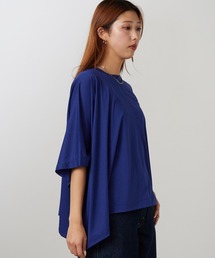 Garance et VioLette/ギャランスエトヴィオレット アシンメトリープルオーバー 無地Tシャツ 秋 秋服 2026年秋冬