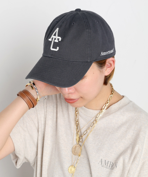 AMERICANA(アメリカーナ)の「【AMERICANA/アメリカーナ別注EMBROIDERY CAP(キャップ・レディース・ホワイト/ボルドー/ベージュ/ネイビー・FREE)」の4枚目の写真