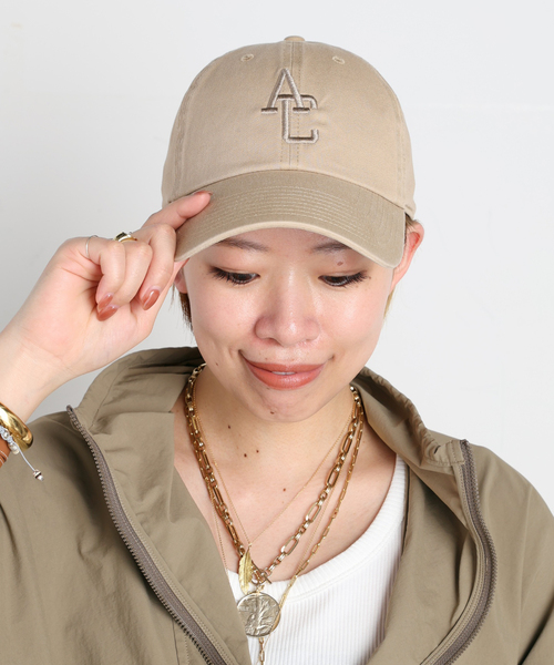 AMERICANA(アメリカーナ)の「【AMERICANA/アメリカーナ別注EMBROIDERY CAP(キャップ・レディース・ホワイト/ボルドー/ベージュ/ネイビー・FREE)」の7枚目の写真