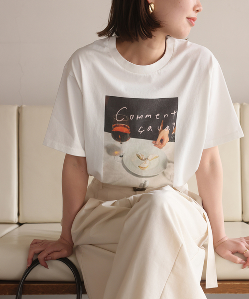 Lundi×FRUIT OF THE LOOM×SLOBE別注 フォトTシャツ（Tシャツ 