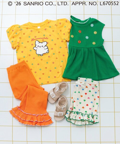 sanrio(サンリオ)の「サンリオキャラクターズバルーンスリーブTシャツ(Tシャツ/カットソー・キッズ・チェック/イエロー/ピンク/サックスブルー/アイボリー/ラベンダー・80/90/100/110/120/130/140)」の13枚目の写真