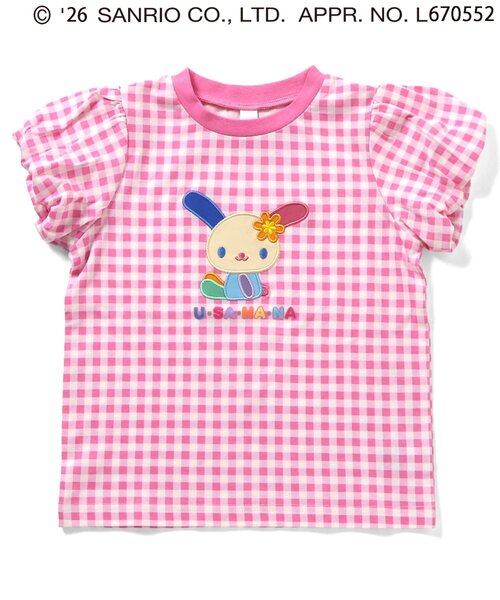 sanrio(サンリオ)の「サンリオキャラクターズバルーンスリーブTシャツ(Tシャツ/カットソー・キッズ・チェック/イエロー/ピンク/サックスブルー/アイボリー/ラベンダー・80/90/100/110/120/130/140)」の15枚目の写真