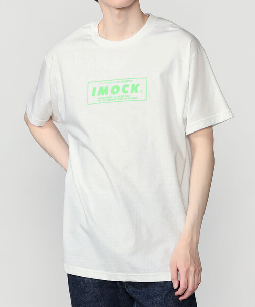 Bshop(ビショップ)の「神戸ザック | 〈別注〉IMOCK ロゴTシャツ GREEN MEN(Tシャツ/カットソー・メンズ・ホワイト系その他・M)」の1枚目の写真