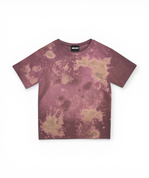 BORN SLIPPY(ボーンスリッピー)の「Addicted Splash Washed Tee (Rosy Grape Drip)(Tシャツ/カットソー・レディース・その他・FREE)」の1枚目の写真