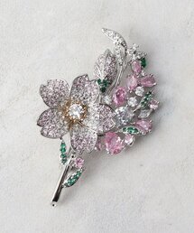 LAURA ASHLEY（ローラアシュレイ）の「【セレモニーにおすすめ】さくらブランチブローチ（ブローチ/コサージュ）」