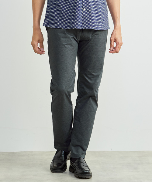 MEN'S MELROSE(メンズメルローズ)の「プリントドットジャージー5ポケットパンツ(その他パンツ・メンズ・チャコールグレー/ネイビー・4/5/3/2)」の2枚目の写真