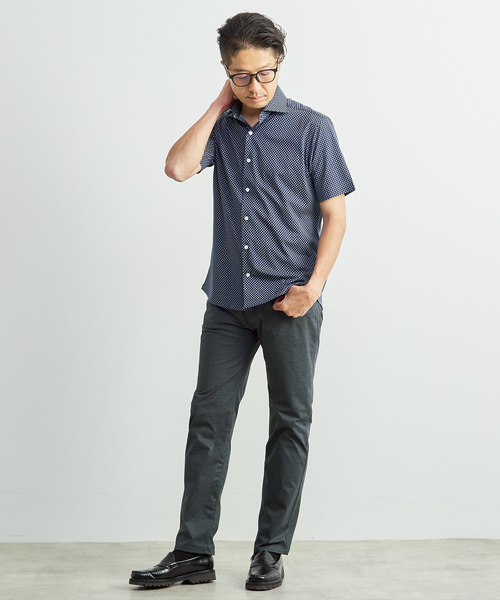MEN'S MELROSE(メンズメルローズ)の「プリントドットジャージー5ポケットパンツ(その他パンツ・メンズ・チャコールグレー/ネイビー・4/5/3/2)」の16枚目の写真