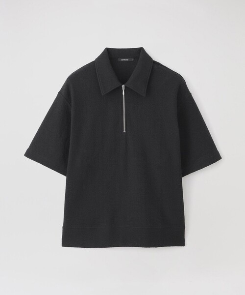 LOVELESS（ラブレス）の「サーキュラーニットハーフジッププルオーバー（Tシャツ/カットソー・メンズ・オフホワイト/ブラック・M/L）」の2枚目の写真