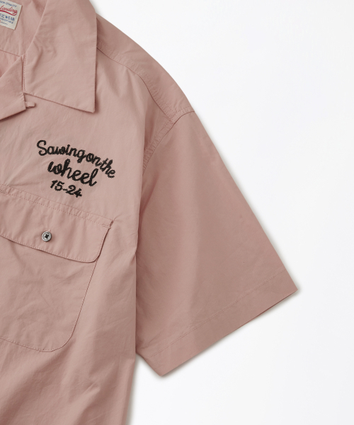 OUTSTANDING(アウトスタンディング)の「CHAIN STITCH OPEN COLLAR HALF SHIRT_PINK(シャツ/ブラウス・メンズ・その他・LARGE/MEDIUM/SMALL)」の6枚目の写真