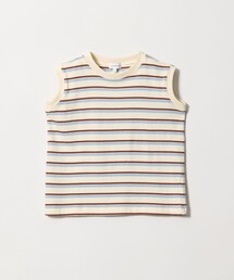 green label relaxing（グリーンレーベルリラクシング）の「【スタメンシリーズ】ボーダー ノースリーブ Tシャツ / キッズ 100cm-160cm（Tシャツ/カットソー）」