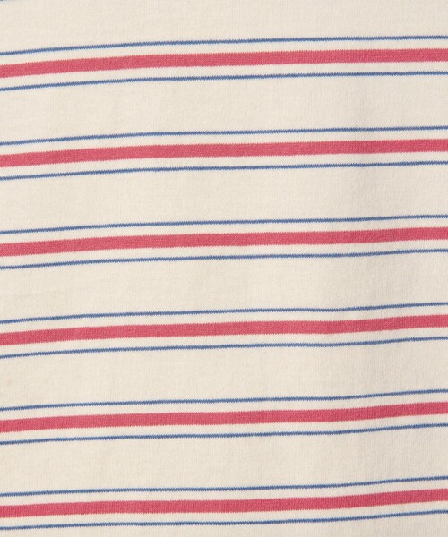 green label relaxing(グリーンレーベルリラクシング)の「【スタメンシリーズ】ボーダー ノースリーブ Tシャツ / キッズ 100cm-160cm(Tシャツ/カットソー・キッズ・ブラウン/ネイビー/ピンク・160cm/150cm/140cm/130cm/120cm/110cm/100cm)」の15枚目の写真