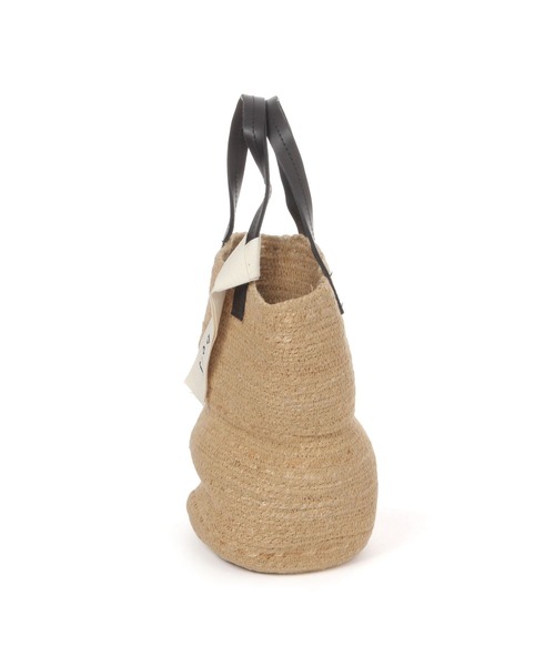 beej(ビージ)の「【beej】JUTE VASE BAG(かごバッグ・レディース・ベージュ・FREE)」の2枚目の写真