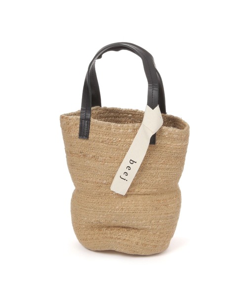 beej(ビージ)の「【beej】JUTE VASE BAG(かごバッグ・レディース・ベージュ・FREE)」の11枚目の写真