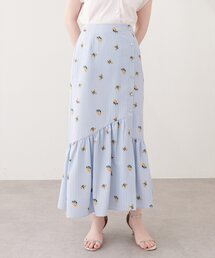 フロントボタンマーメイドスカート