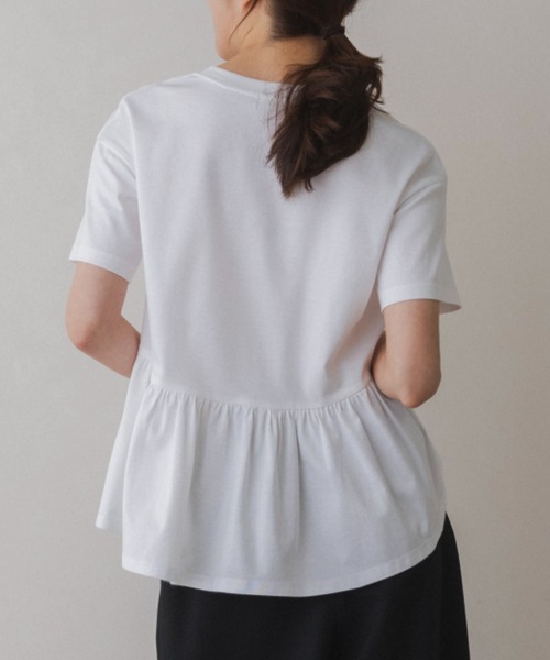 Sono(ソーノ)の「【SONO/ソーノ】【スマートデイリー】《always late, but polished》TEE(Tシャツ/カットソー・レディース・ブラック/ホワイト・F)」の16枚目の写真