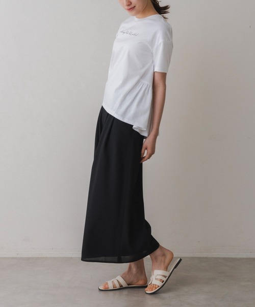 Sono(ソーノ)の「【SONO/ソーノ】【スマートデイリー】《always late, but polished》TEE(Tシャツ/カットソー・レディース・ブラック/ホワイト・F)」の17枚目の写真