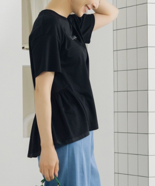 Sono(ソーノ)の「【SONO/ソーノ】【スマートデイリー】《always late, but polished》TEE(Tシャツ/カットソー・レディース・ブラック/ホワイト・F)」の20枚目の写真