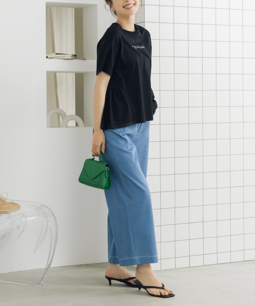 Sono(ソーノ)の「【SONO/ソーノ】【スマートデイリー】《always late, but polished》TEE(Tシャツ/カットソー・レディース・ブラック/ホワイト・F)」の22枚目の写真
