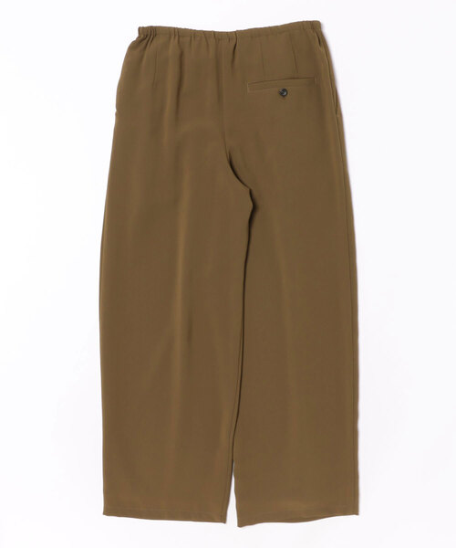 CLANE(クラネ)の「CLANE/クラネ/DRAWSTRING LOOSE TUCK PANT(その他パンツ・レディース・ブラック/アイボリー/ブラウン・1)」の4枚目の写真