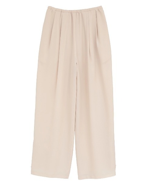 CLANE(クラネ)の「CLANE/クラネ/DRAWSTRING LOOSE TUCK PANT(その他パンツ・レディース・ブラック/アイボリー/ブラウン・1)」の1枚目の写真
